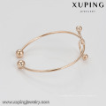 51931 xuping dernière conception bracelets en or 14 grammes mode 18 k délicat simple bracelet plaqué or bijoux